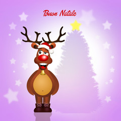 funny reindeer