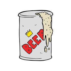 cartoon beer can