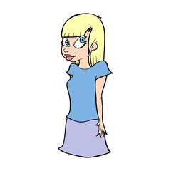 cartoon girl