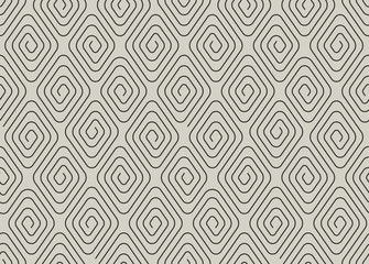 Obraz premium Geometric seamless pattern with spirals.