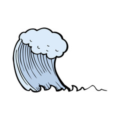 cartoon wave