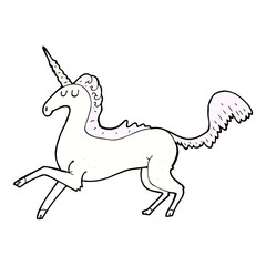 cartoon unicorn