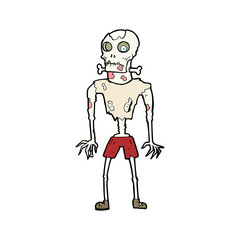 cartoon zombie