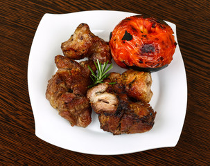 Grilled pork meat - shaslik