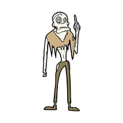 cartoon zombie