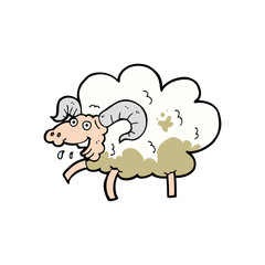 cartoon sheep