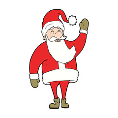 cartoon santa claus