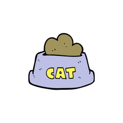 cartoon cat food
