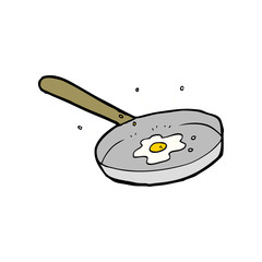 cartoon fried egg