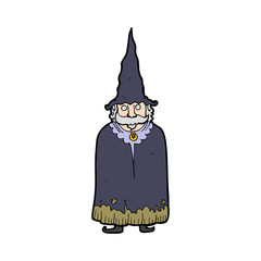 cartoon wizard