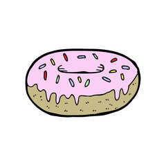 cartoon donut