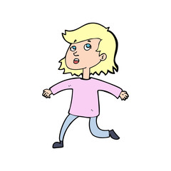cartoon woman