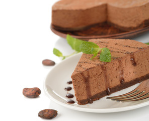 Chocolate cheesecake