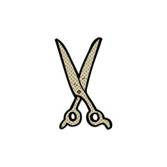 cartoon scissors
