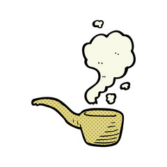 cartoon pipe smoking