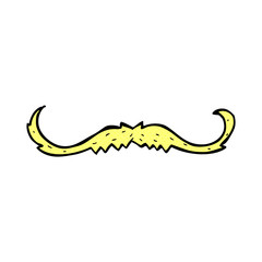 cartoon mustache