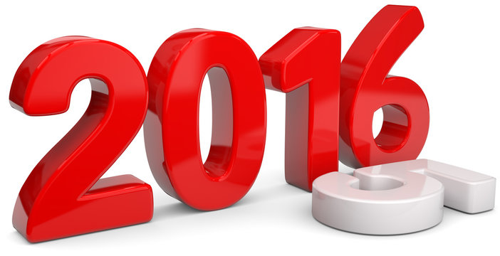 3d 2016 rot grau Jahreswechsel