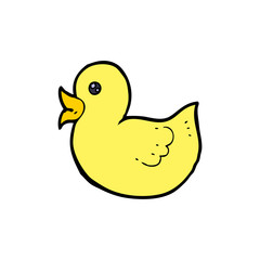 cartoon rubber duck