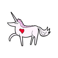 cartoon unicorn
