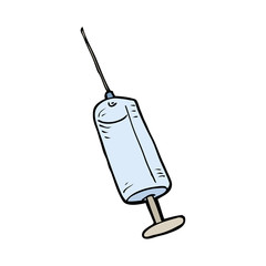 cartoon syringe
