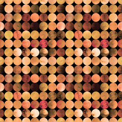 Abstract watercolor pattern with circles