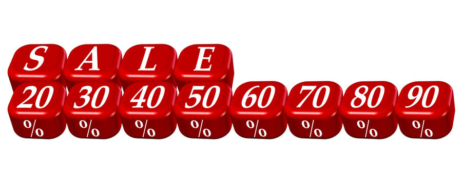 sale % 20 30 40 50 60 70 80 90