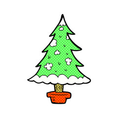 cartoon christmas tree