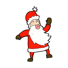 cartoon santa