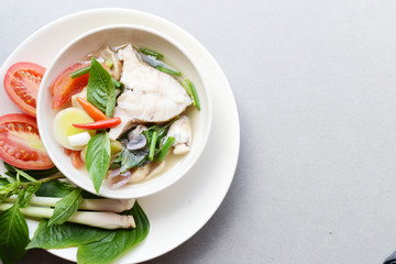 spice clear fish suop