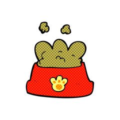 cartoon dog food