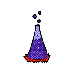 cartoon science experiment