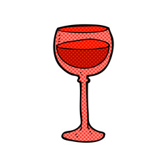 cartoon wine glass