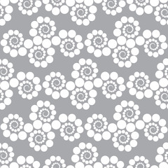 Seamless geometric pattern dots around . Can be used for backgrounds and page fill web design. Vector illustration