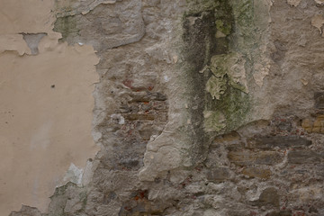 Textured street wall