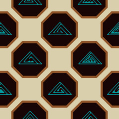 Seamless background with celtic geometric ornament for your design