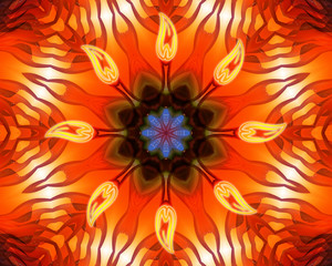 Diwali rangoli candles illustration