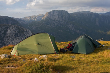 Zelten in Norwegen