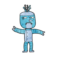 cartoon robot