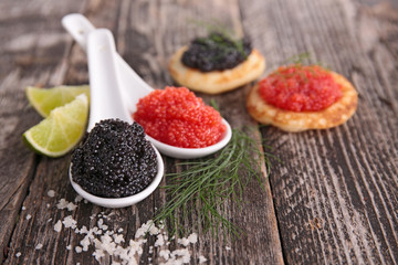 red and black caviar