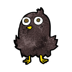 funny cartoon bird