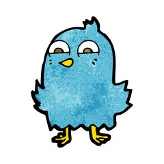 funny cartoon bird
