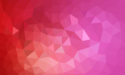 Naklejka premium low poly background pink 4