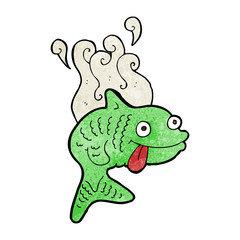 cartoon smelly fish