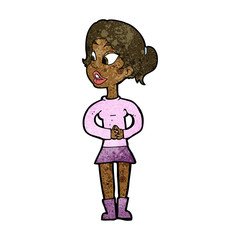 cartoon girl talking