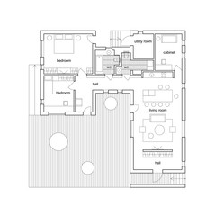 Architectural house plan.