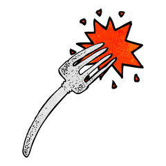 cartoon fork