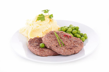 beef and mashed potato