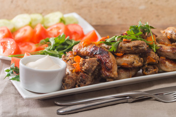 Fried Chicken Necks