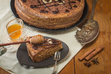 Homemade honey cakes