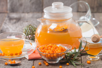 Tea with sea buckthorn